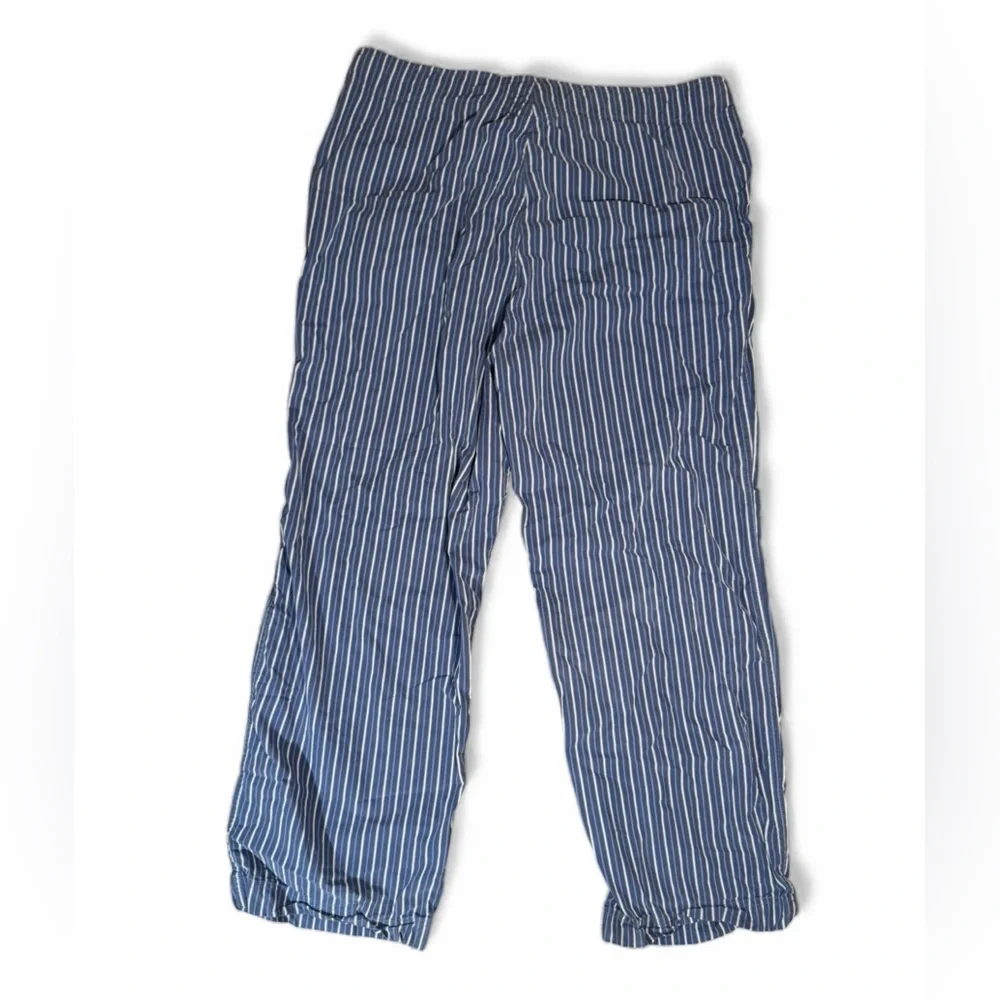 Vintage Y2K Abercrombie Heavy Weight Lounge/pajama Pants Navy Stripe